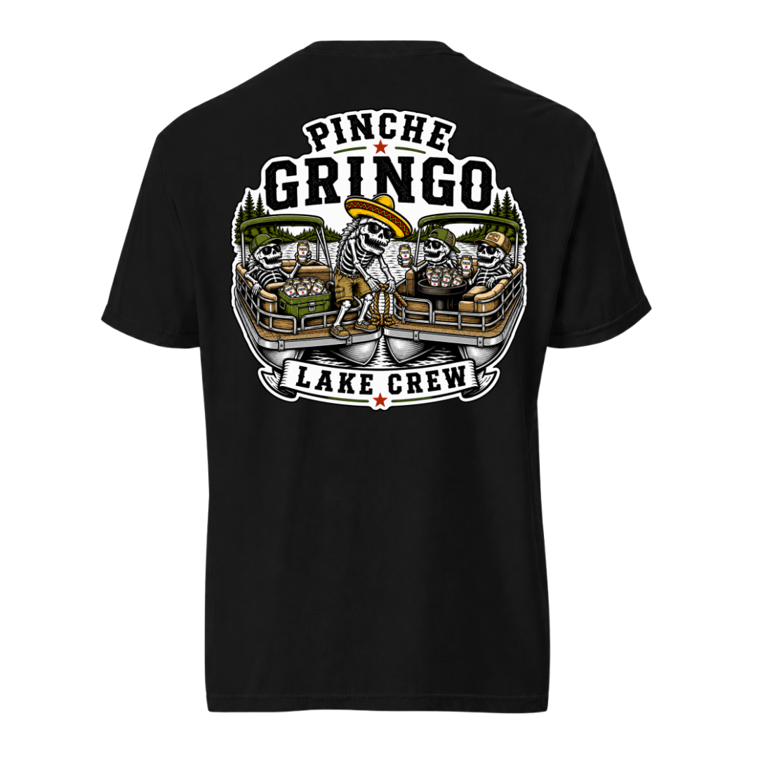 Pinche Gringo Lake Crew Floating party Shirt