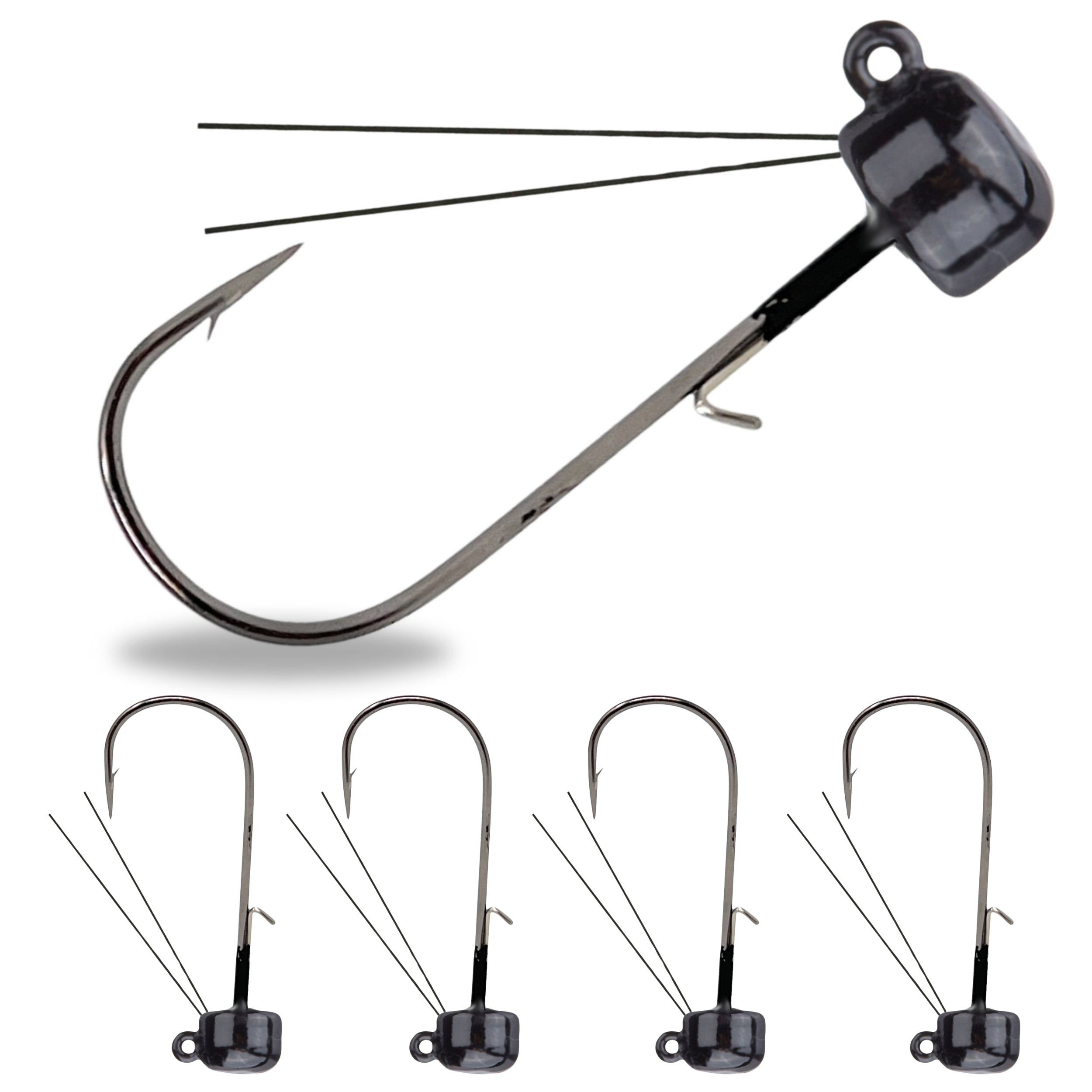 Jigs Reaction Tackle Tungsten Ned Rig-Shroom (paquete de 5)