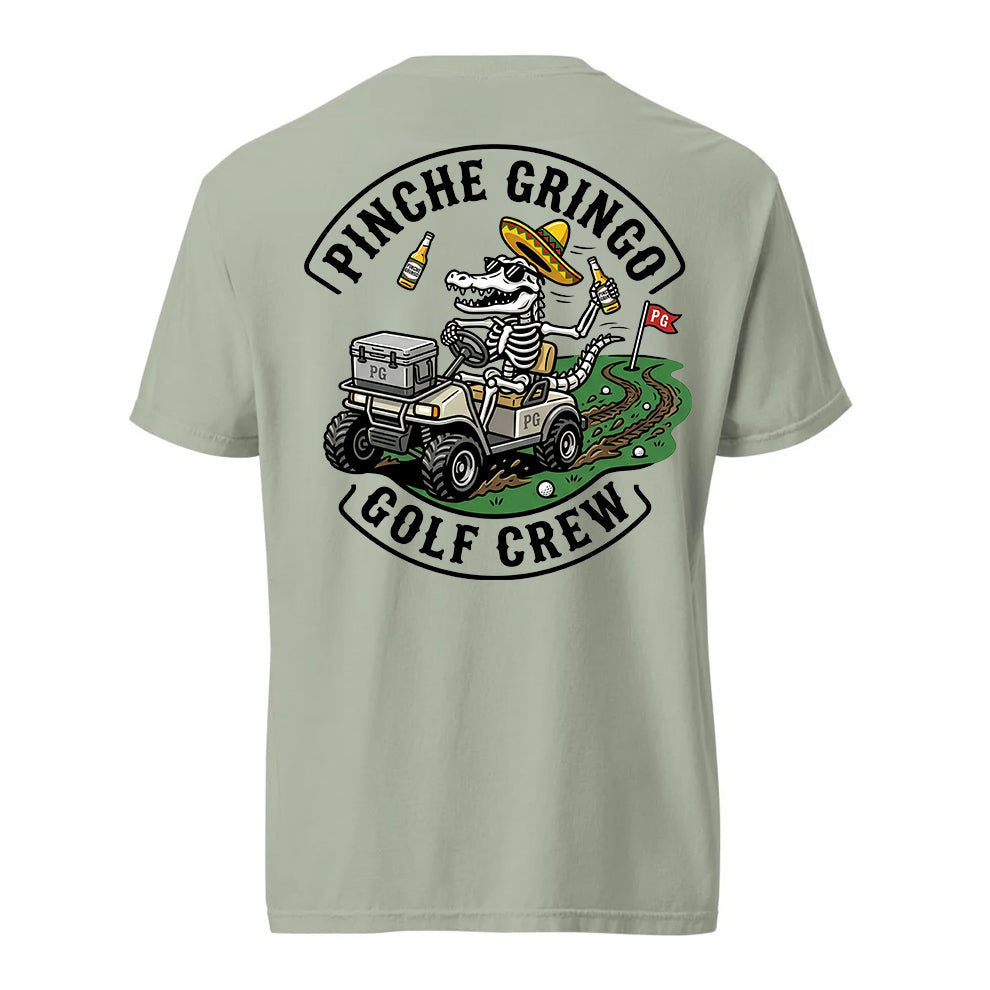Pinche Gringo Golfing Crew Cart Shirt