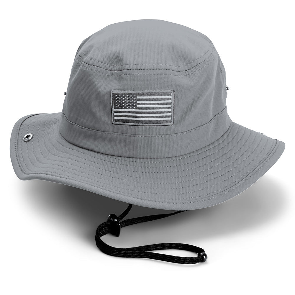 Bayou Full Brim American Flag Boonie Hat (Floats)