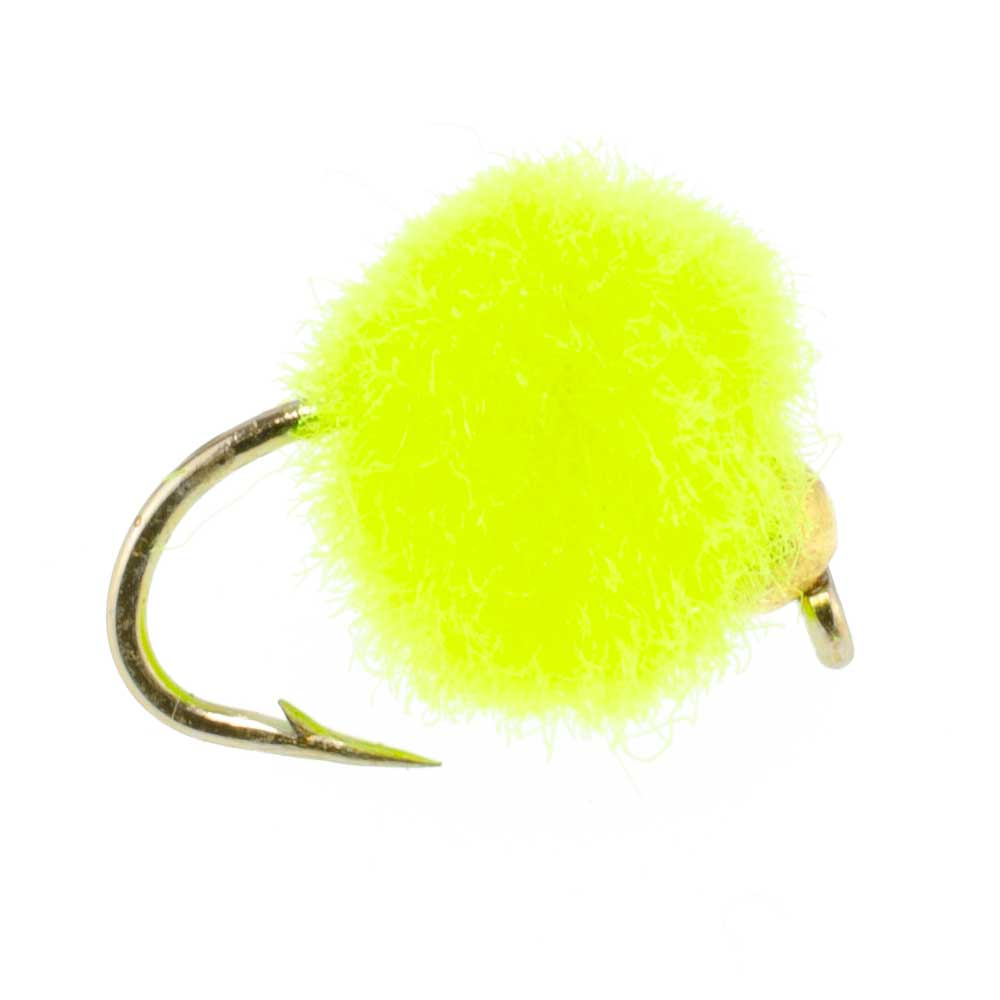 Assortiment de mouches de pêche à la mouche à tête perlée - 10 mouches - 5 couleurs - Hameçon 16