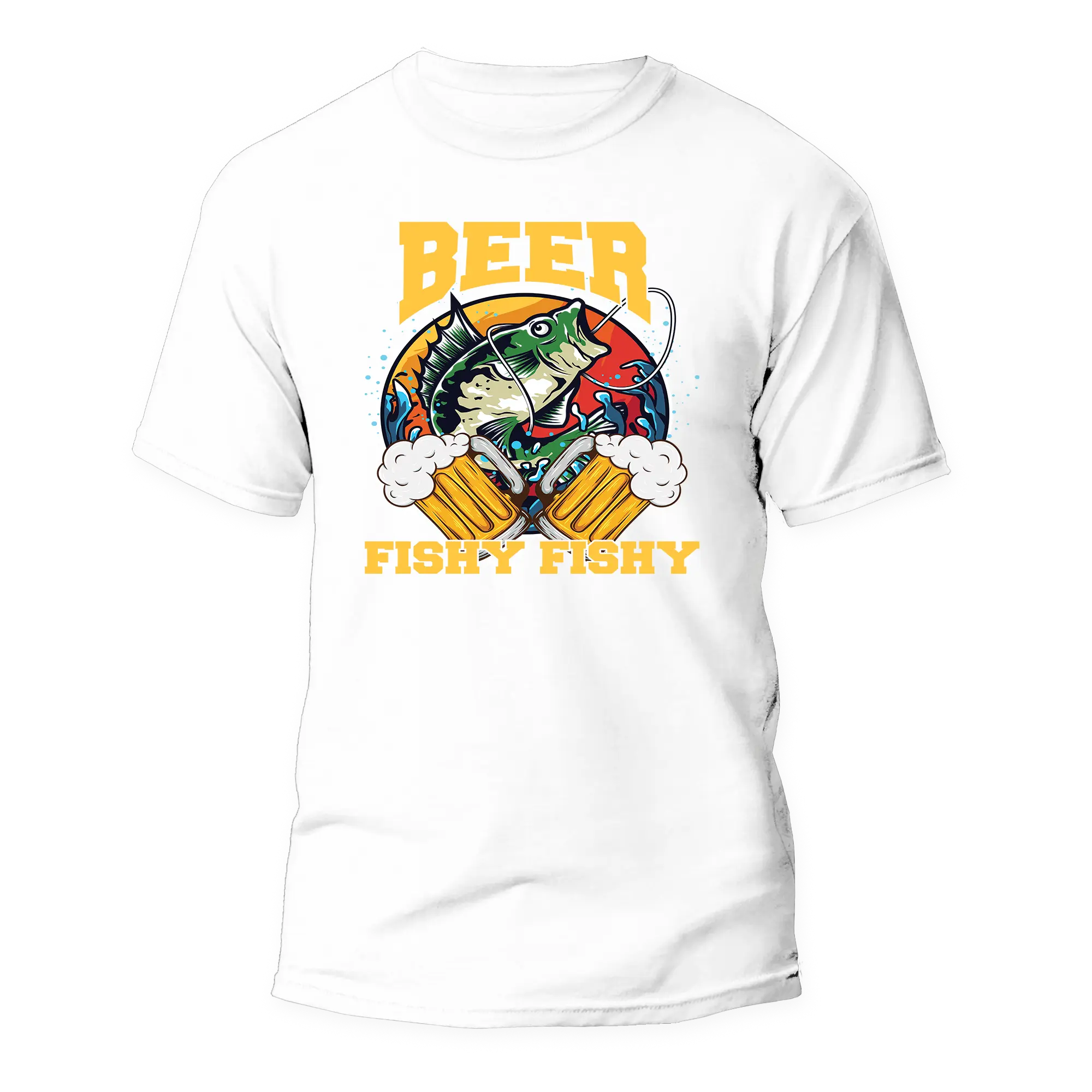 Beer Fishy Fishy 2 Man T-Shirt
