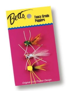 Betts Bass Popper Value Pack Assortment 3pc Bobber Bargain