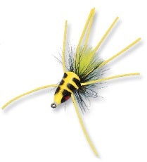 Betts Falls Fish Head (Black/Chart and White Speckle, 12/card, SPL) Bobber Bargain