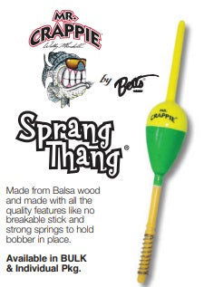 Betts Mr Crappie Slip Thang & Sprang Thang Stick (2ct) Bobber Bargain