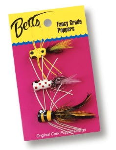 Betts Panfish Popper Value Pack (3pc Assortment) Bobber Bargain
