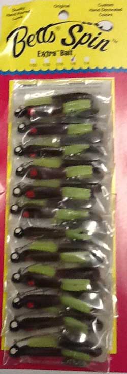 Betts Spin 1/16 Fishing Lures 12/cd Bobber Bargain