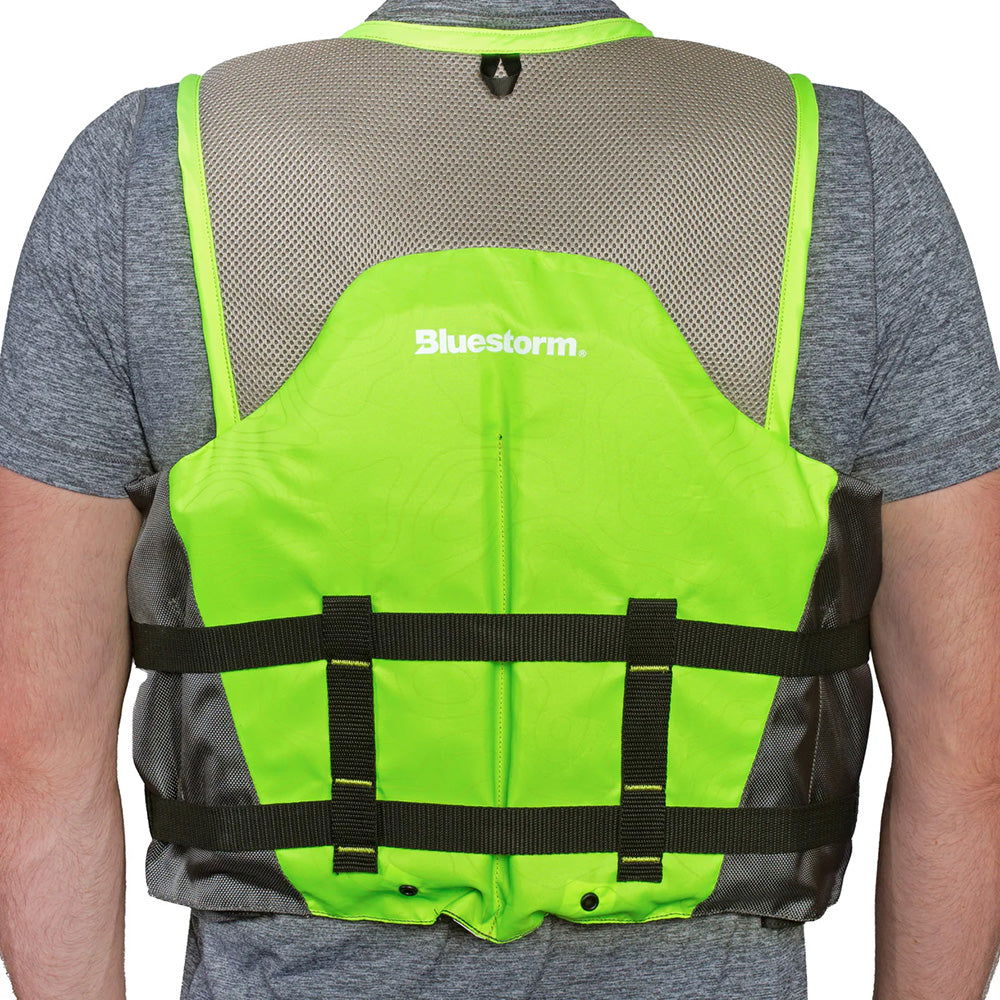 Bluestorm Sportsman Mesh Fishing Life Jacket - Hi-Vis Bobber Bargain