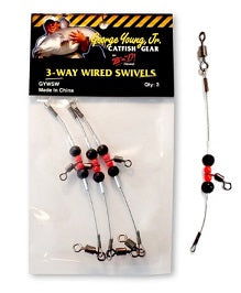 BnM Catfish Gear Swivels & Sinker Slides (3-Way, Chain, Pro Series) Bobber Bargain