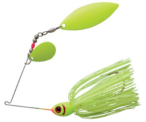 Booyah Glow Blade Double Willow Spinnerbait Bobber Bargain