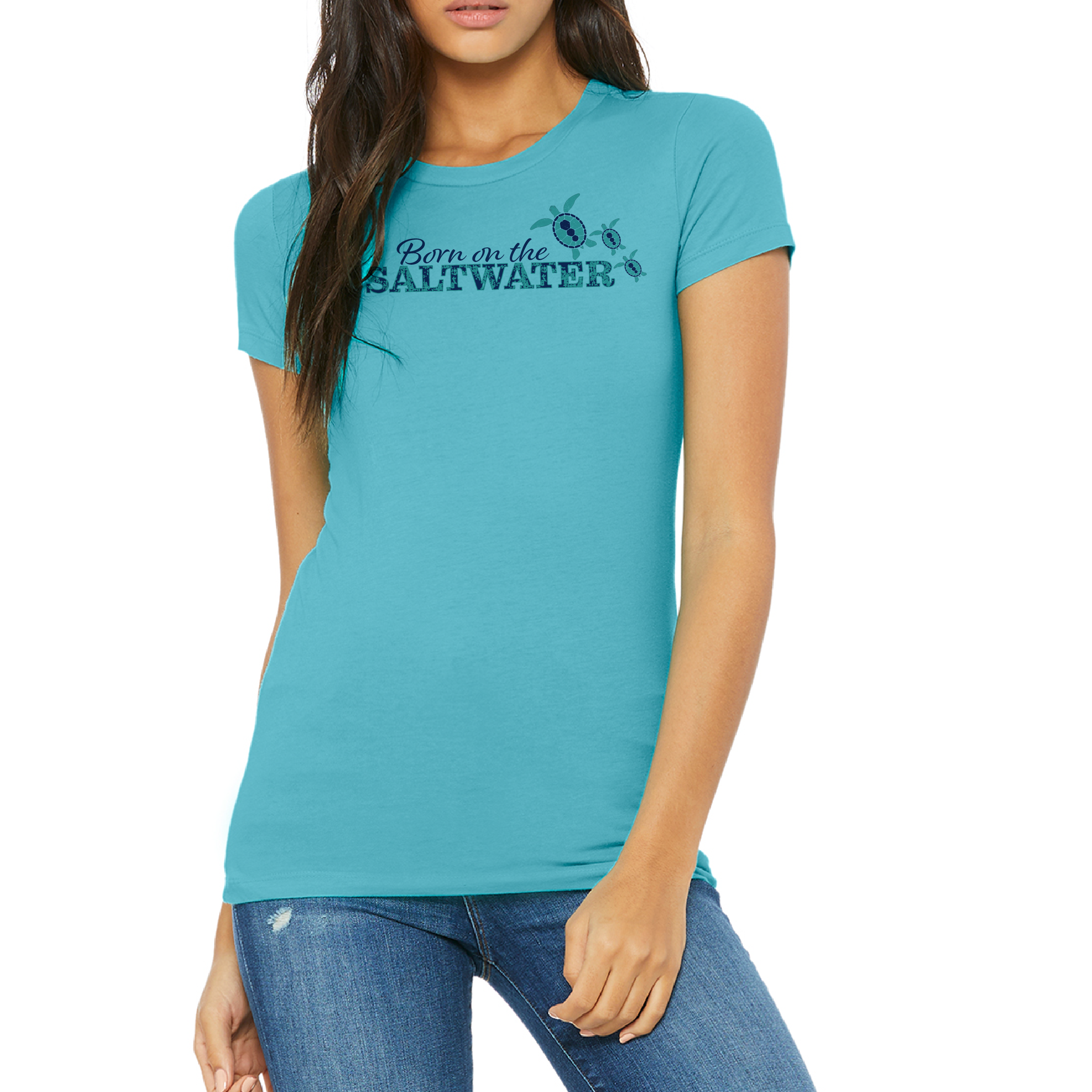"Born On The Saltwater" Tee