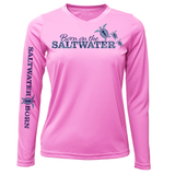 Key West "Born On The Saltwater" Long Sleeve UPF 50+ Dry-Fit Shirt