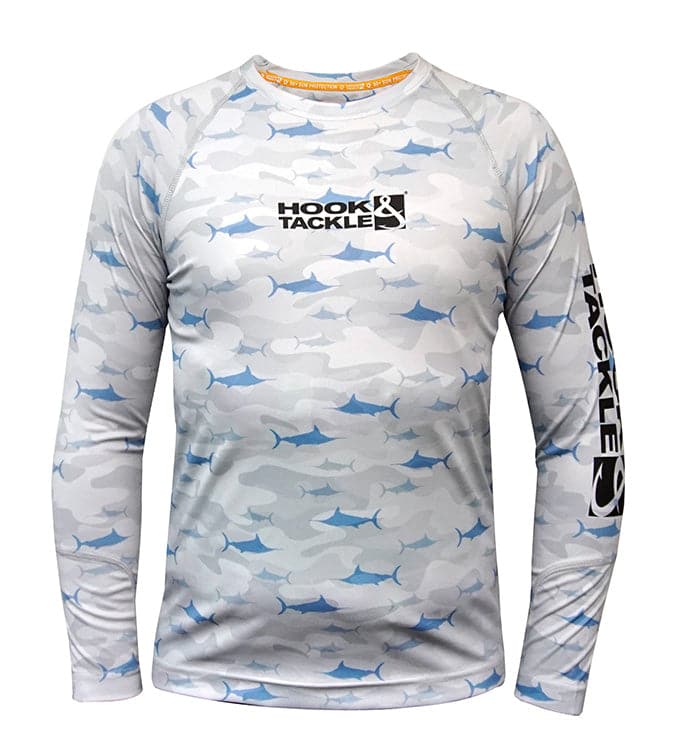 Camiseta de pesca UV Billfish de camuflaje juvenil (8-20)