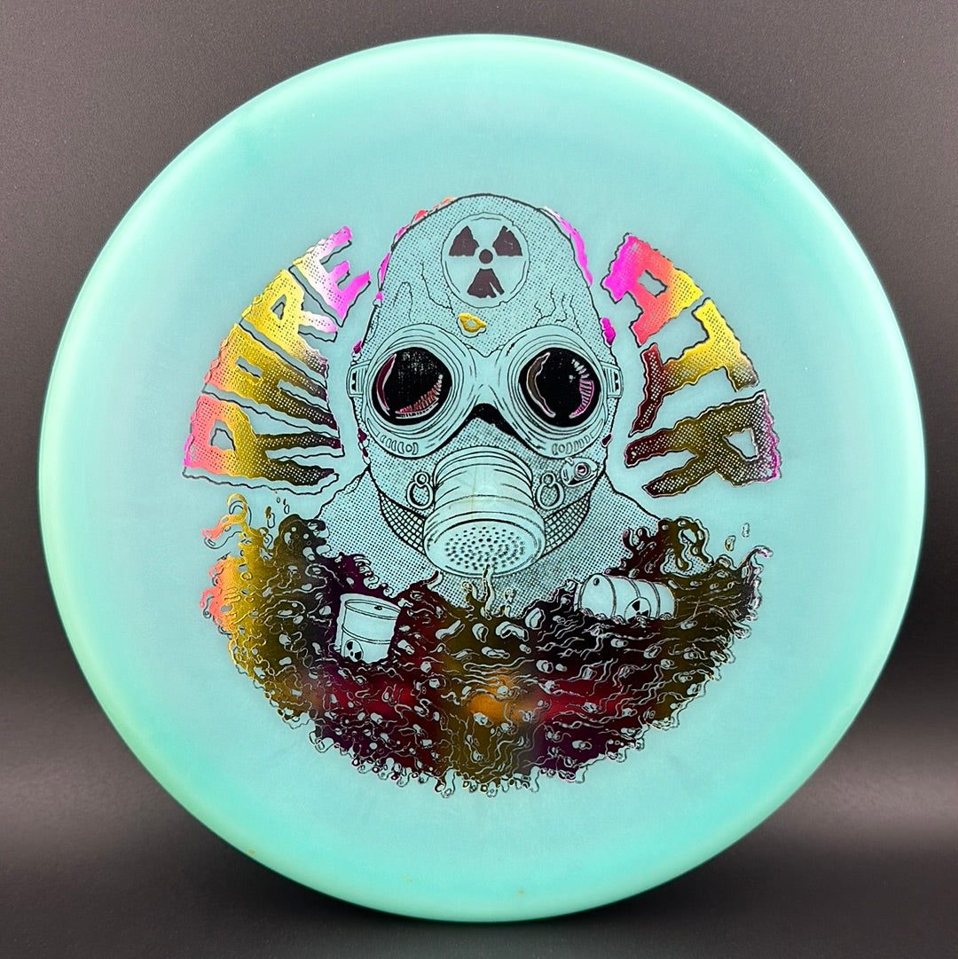 Mortero de reconocimiento lunar F2 a color (Penned Run) - Sello de hombre radiactivo