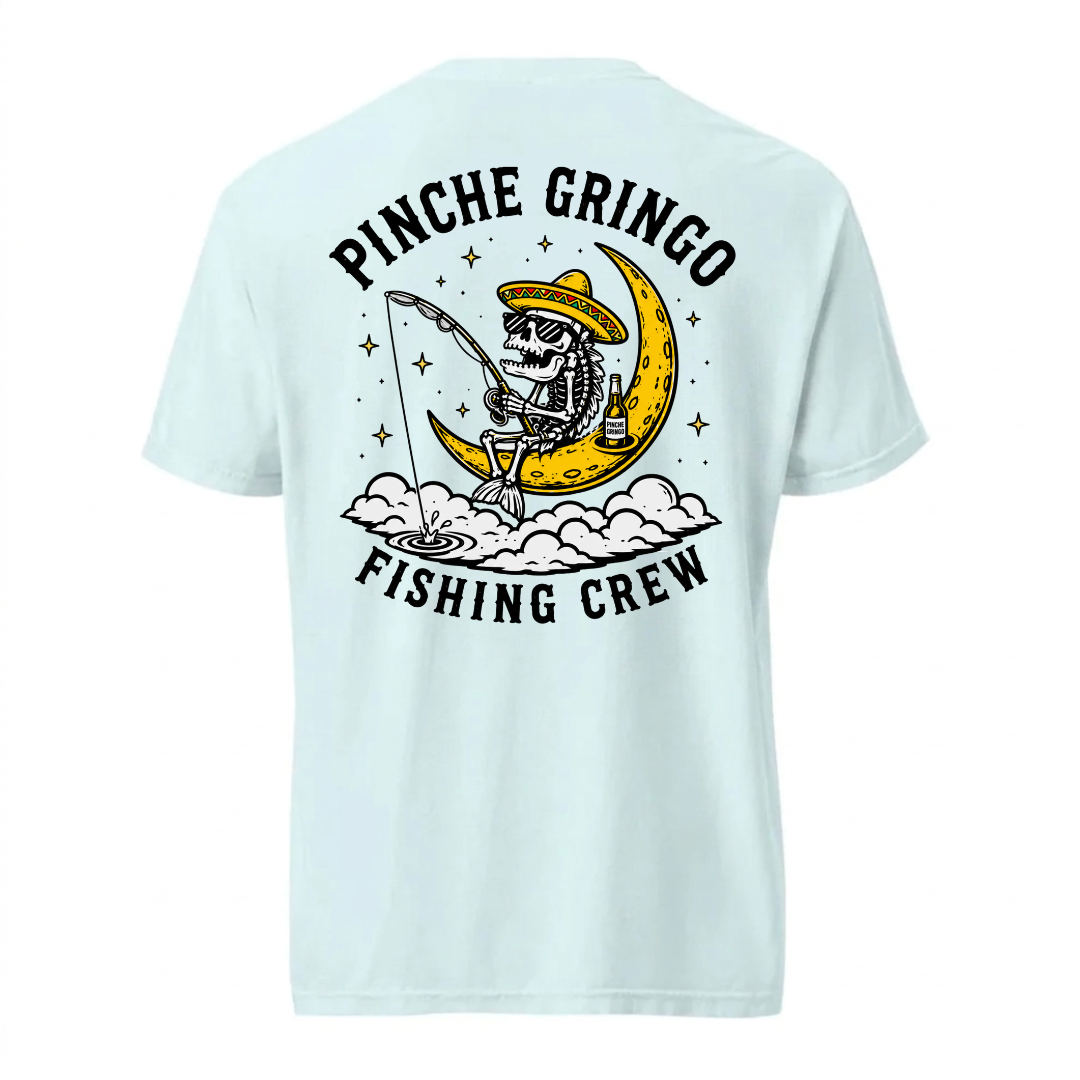 Pinche Gringo Fishing Crew Moon Fish Shirt