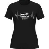 Camping Cardiogram T-Shirt for Women