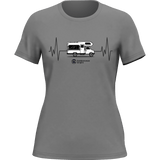 Camping Cardiogram T-Shirt for Women