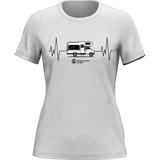 Camping Cardiogram T-Shirt for Women