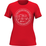 Camping Kaleidoscope T-Shirt for Women