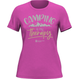 Camping Is My Therapy T-Shirt for Women