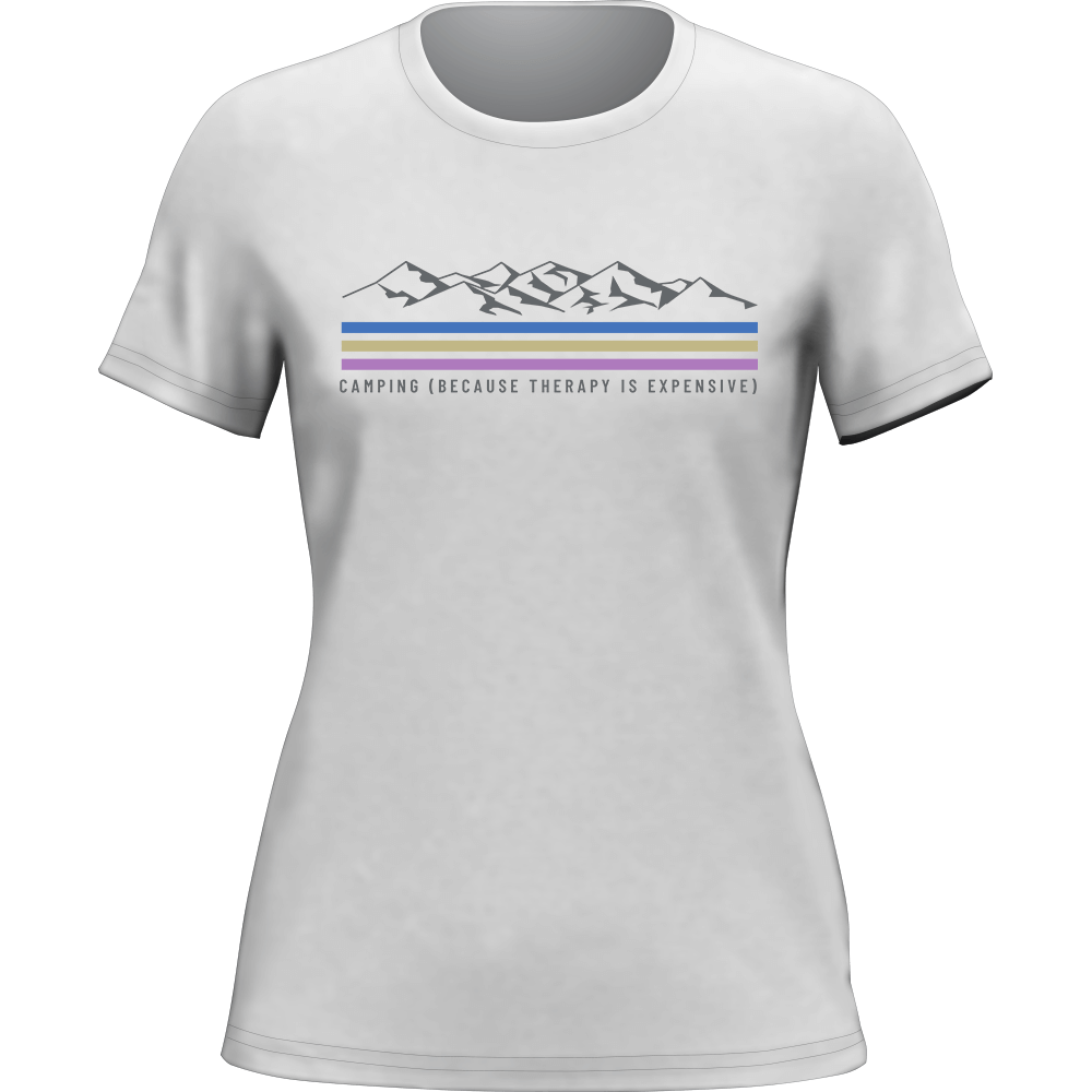Camping Lines T-Shirt for Women