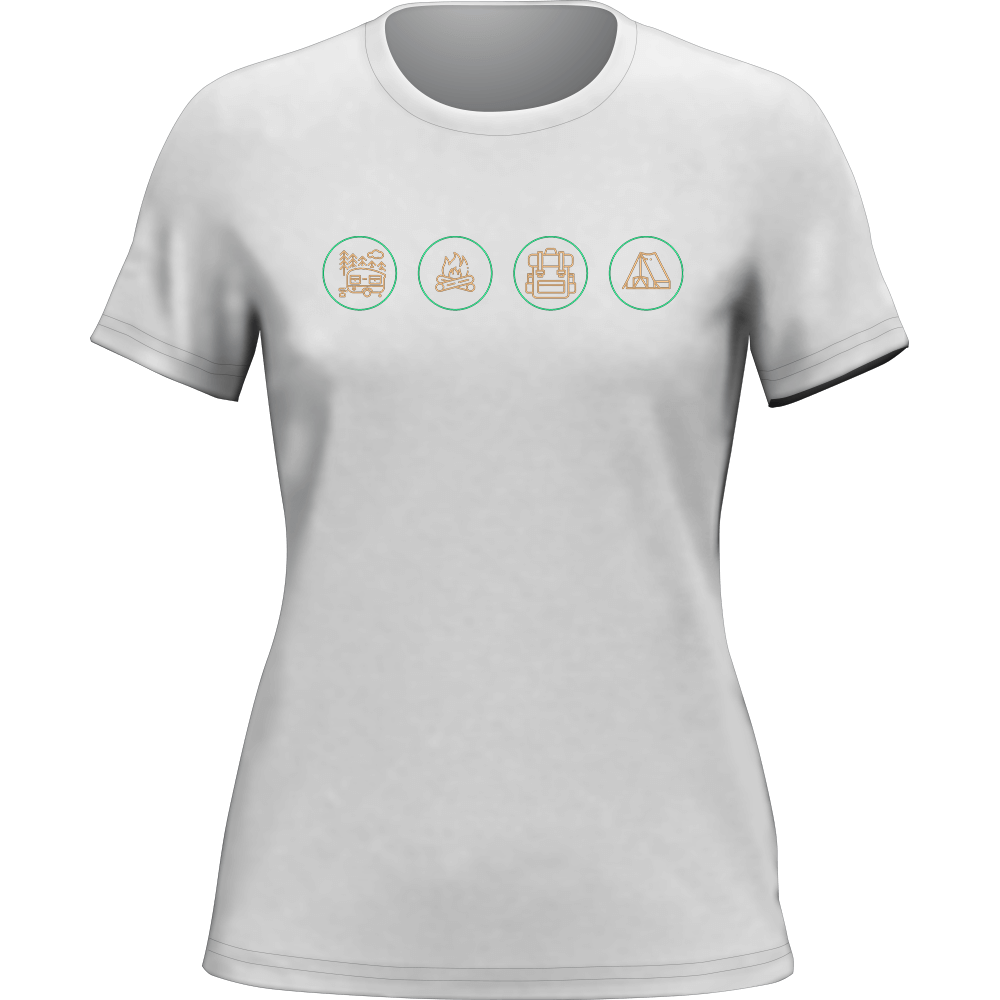 Camp Life T-Shirt for Women