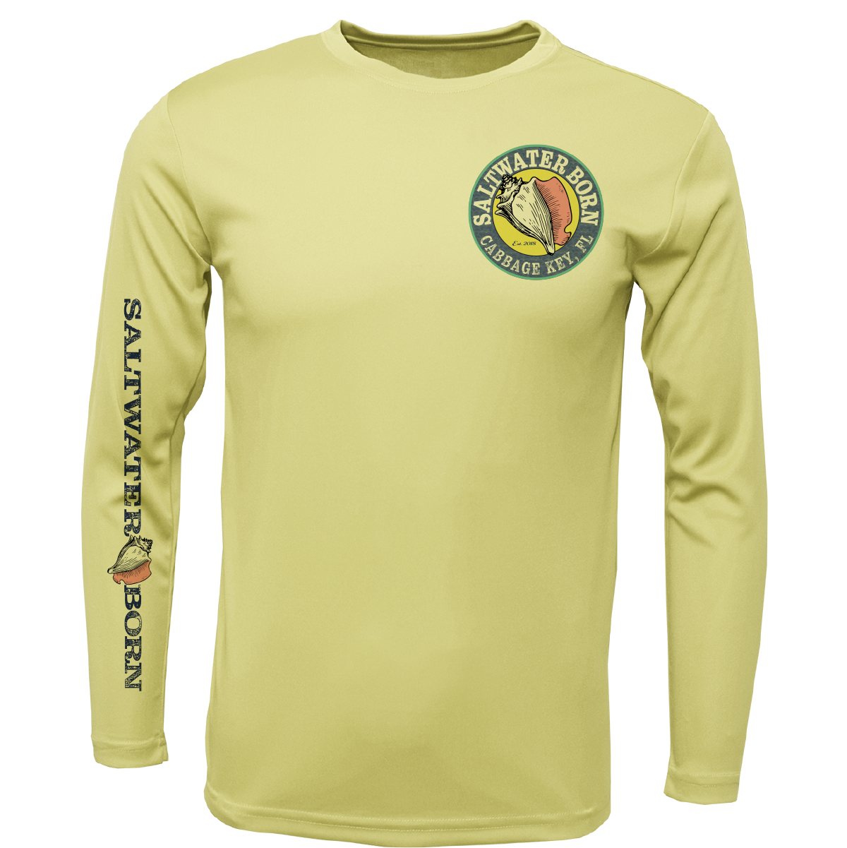 Cabbage Key, FL Kraken Long Sleeve UPF 50+ Dry-Fit Shirt