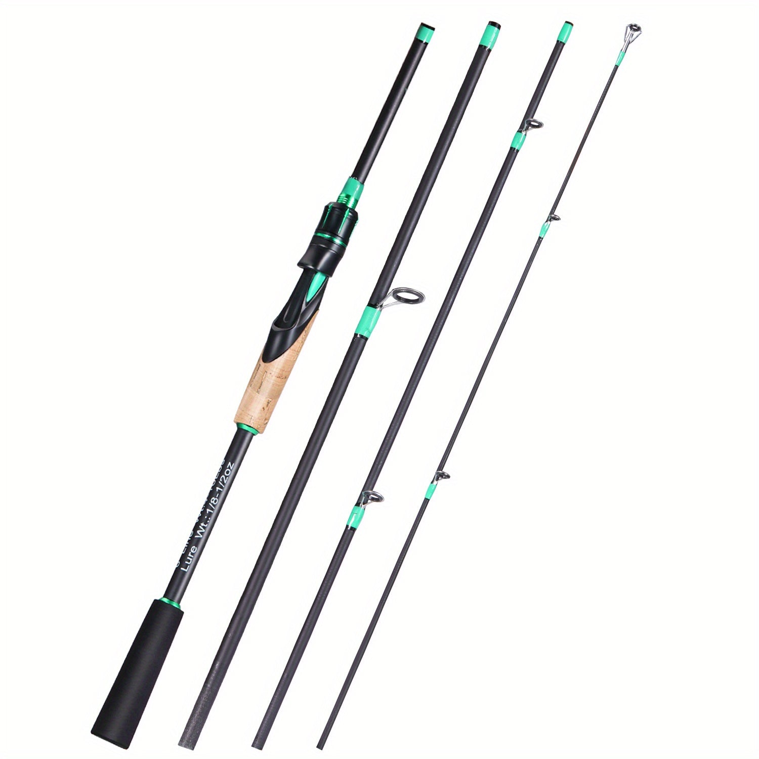 Castaway 4-Piece Fishing Rod Bobber Bargain