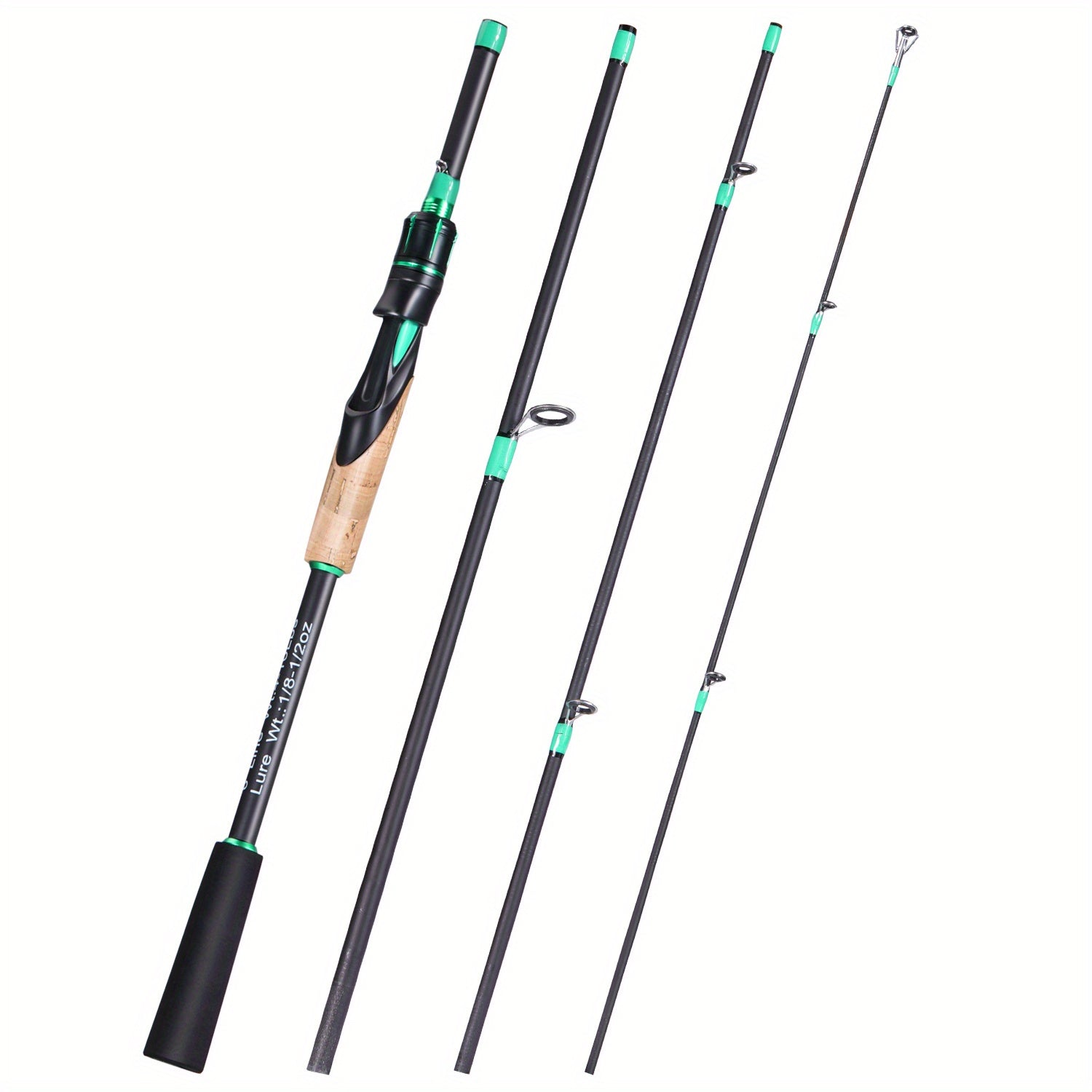 Castaway 4-Piece Fishing Rod Bobber Bargain