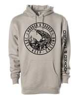 Sweat à capuche "Continuez à caster"