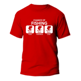 Chance of Fishing Man T-Shirt