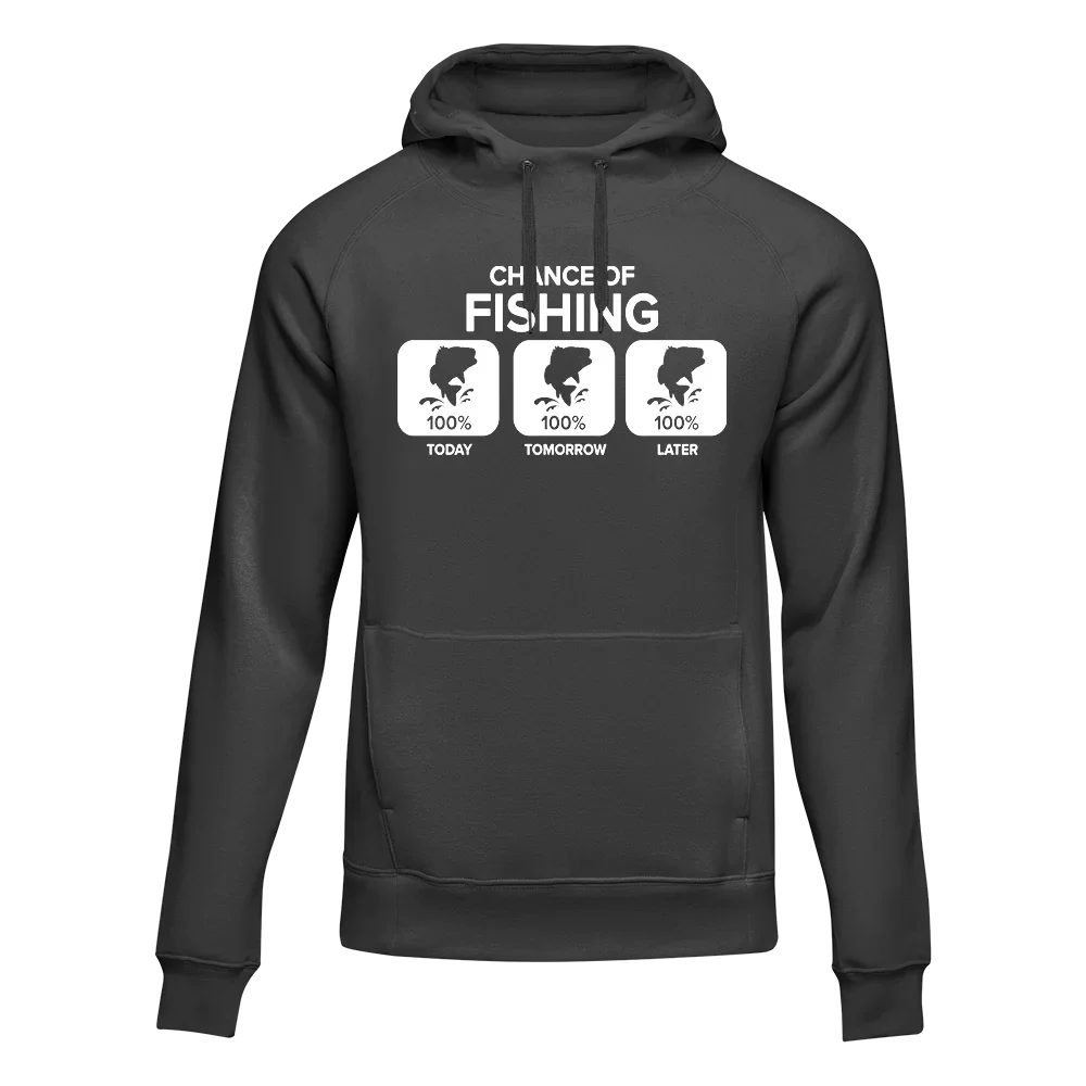 Chance of Fishing Unisex Hoodie