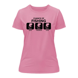 Chance of Fishing T-Shirt for Women