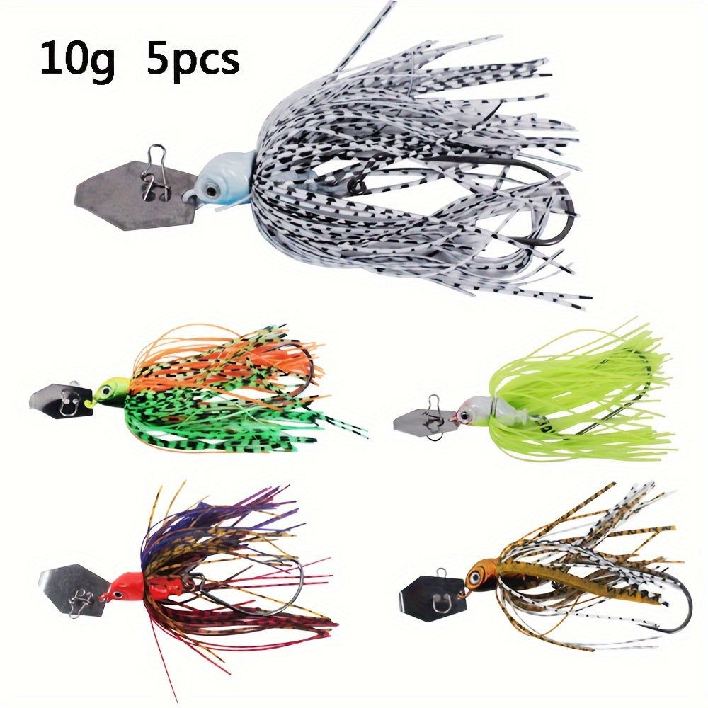 Chatterbait Fishing Lures (5pcs) Bobber Bargain