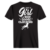Climbing Just A Girl Who Loves Climbing Man T-Shirt