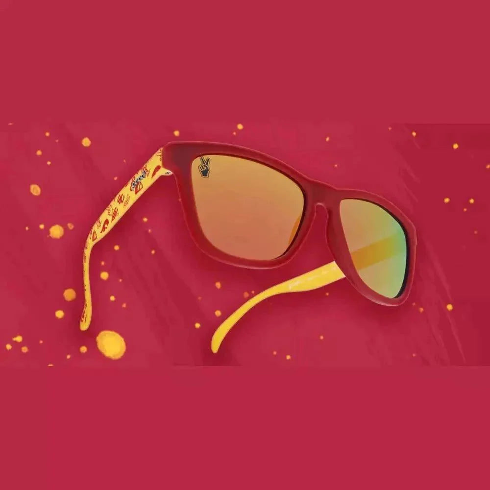 « Ceci n'est pas un geste de paix » Lunettes de soleil polarisées USC Collegiate OG en édition limitée 