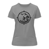 Hiking Mountain Compass T-Shirt for Women
