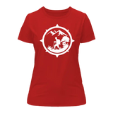 Hiking Mountain Compass T-Shirt for Women