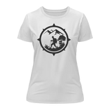 Hiking Mountain Compass T-Shirt for Women