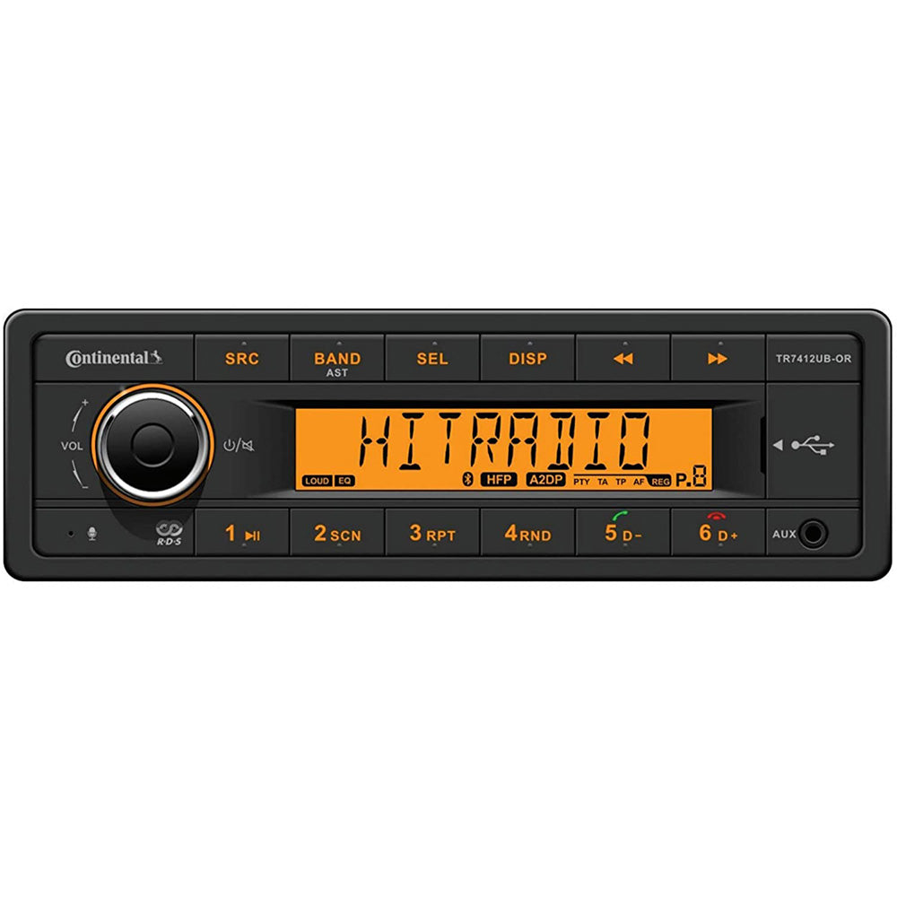 Continental Stereo (AM/FM/BT/USB/CD, 12V & 24V) Bobber Bargain