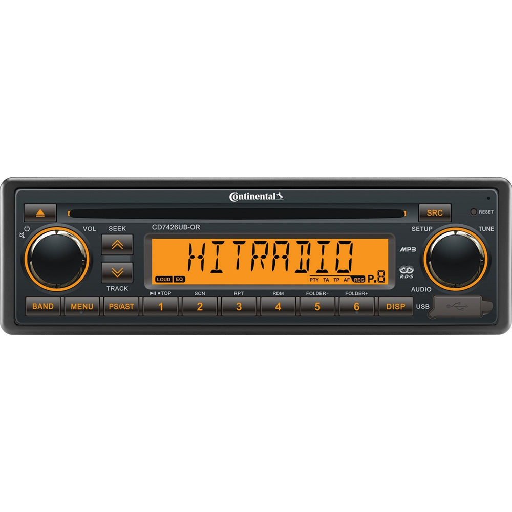 Continental Stereo (AM/FM/BT/USB/CD, 12V & 24V) Bobber Bargain