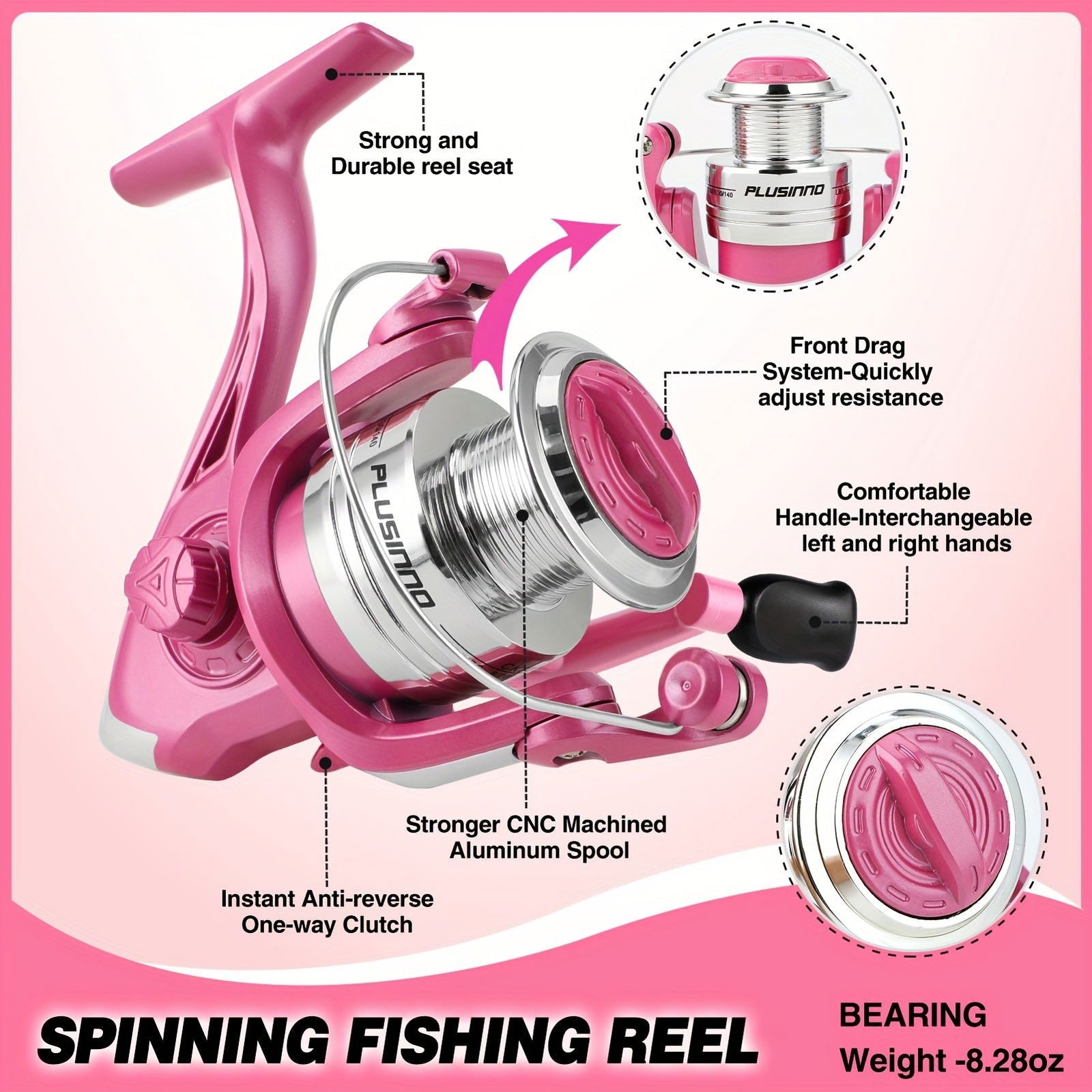 Coral Queen Spinning Reel Bobber Bargain