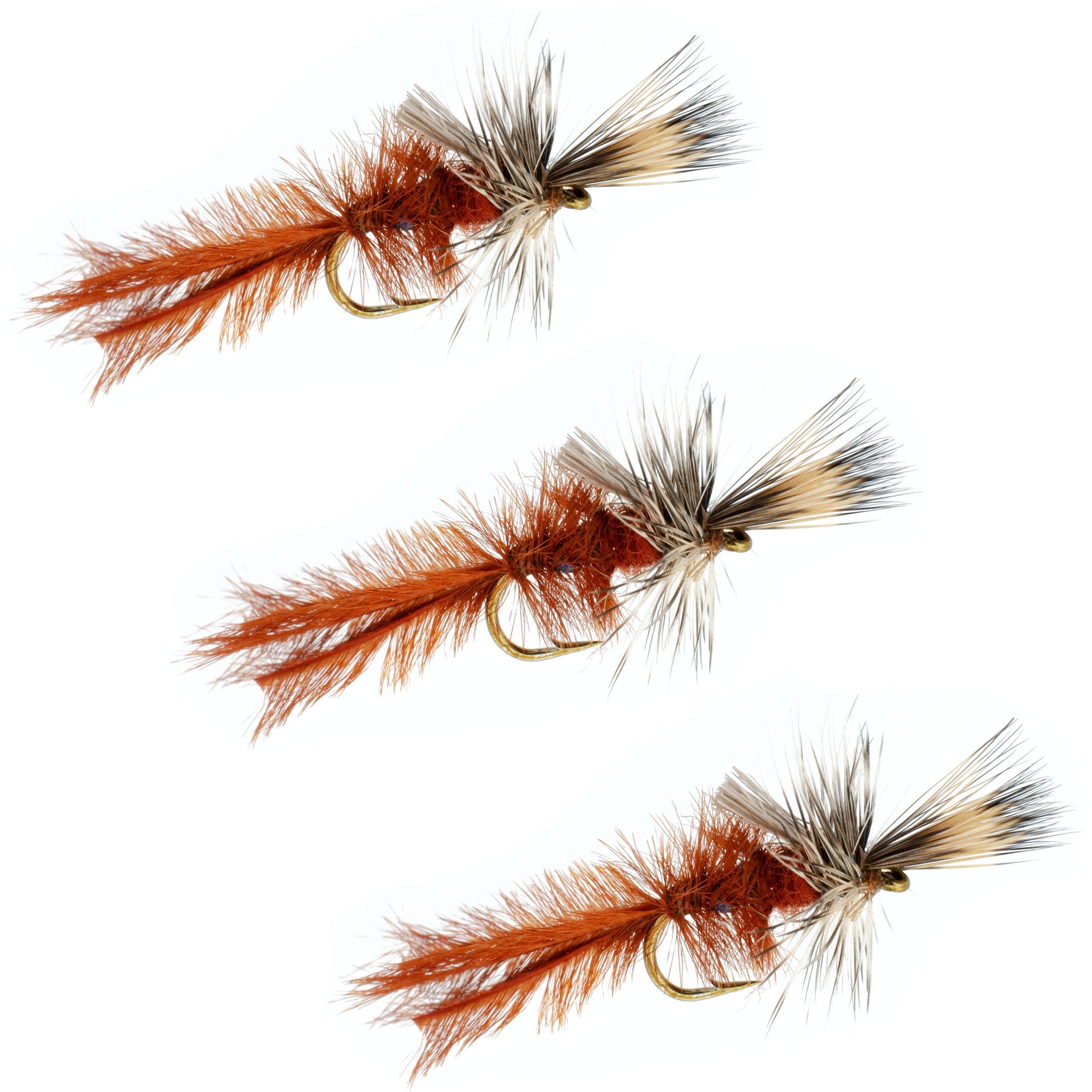 Paquete de 3 Callibaetis Cripple Mayfly Anzuelo Talla 16