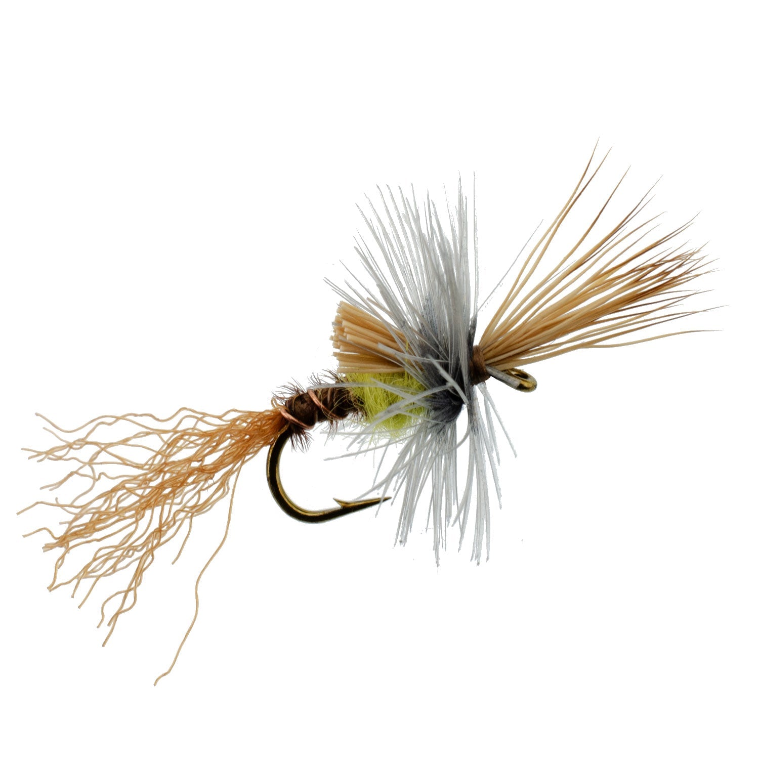 Éphémère Pale Morning Dun PMD Ailé 6 Mouches Hameçon Taille 16