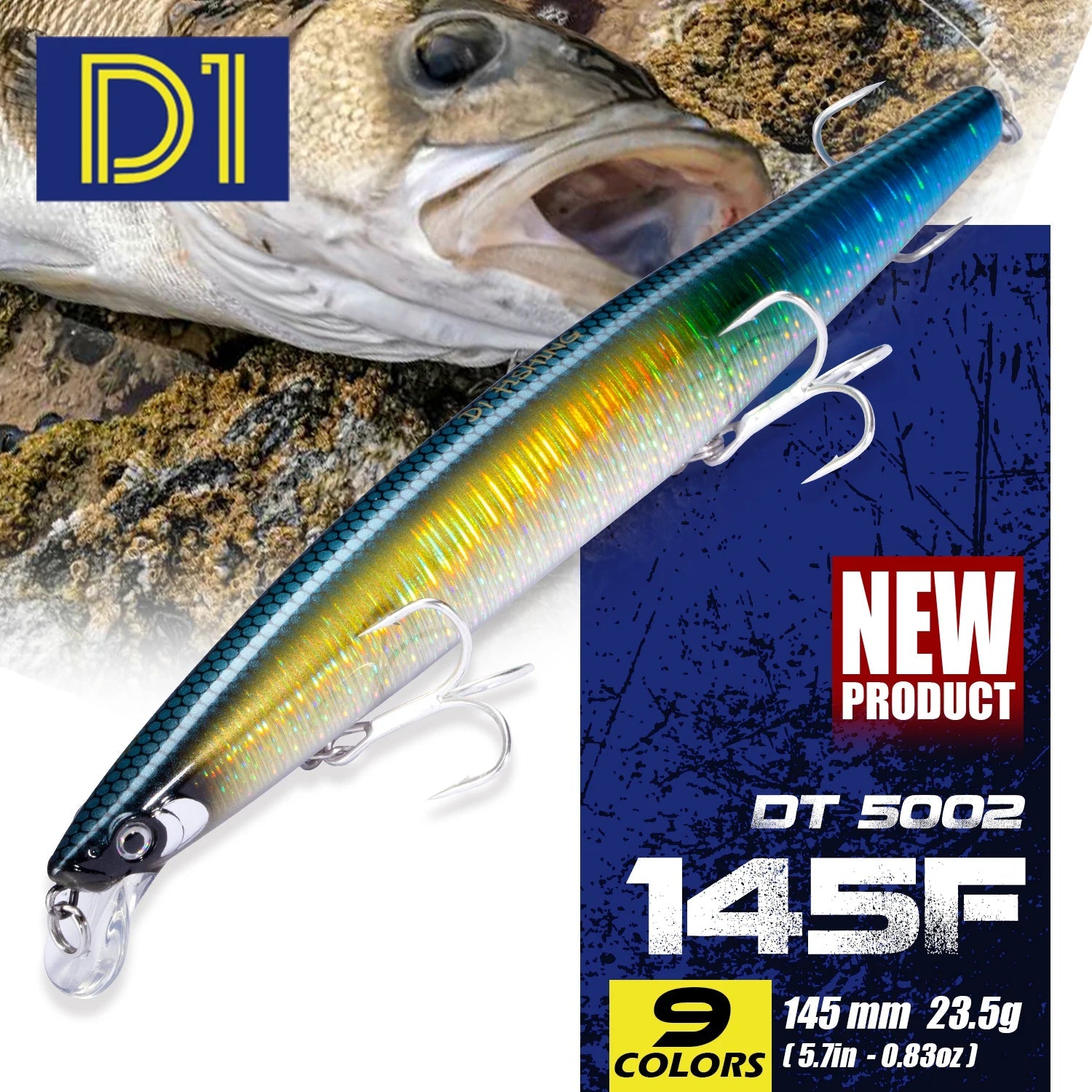 D1 Shadow Stalker Minnow (Suspending) Bobber Bargain