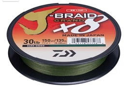 Daiwa J-Braid Grand 8X Fishing Line (150yd) Bobber Bargain