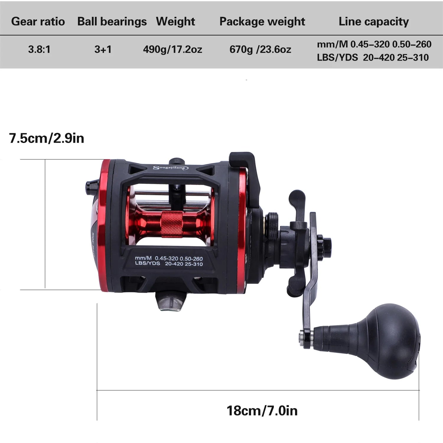 Deep Sea Dominator Trolling Reel Bobber Bargain