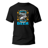 Don't Bother Me While I'm Fishing Man T-Shirt