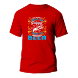 Don't Bother Me While I'm Fishing Man T-Shirt