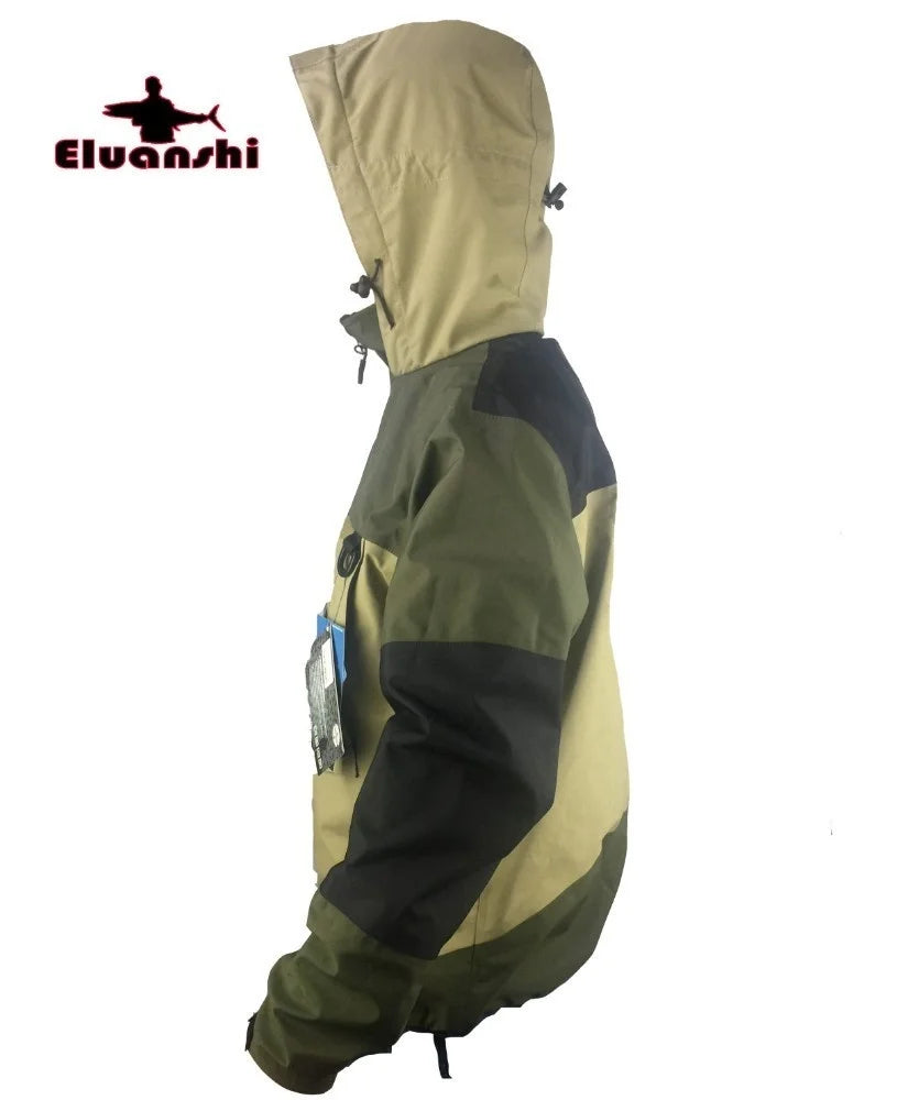 ELUANSHI Waterproof Breathable Fly Fishing Clothes Wader Jacket Wading clothing apparel Bobber Bargain